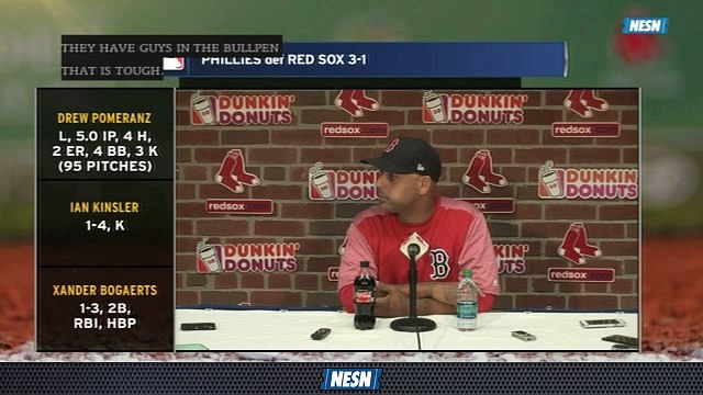 Red Sox Extra Innings: Alex COra Praises Phillies' Pitching