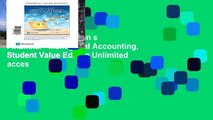 Trial Ebook  Horngren s Financial   Managerial Accounting, Student Value Edition Unlimited acces