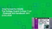 Any Format For Kindle  The College Board College Cost   Financial Aid Handbook 2001 (COLLEGE