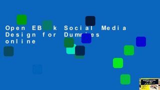Open EBook Social Media Design for Dummies online