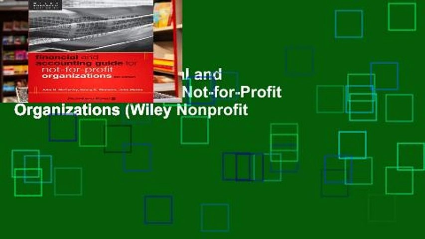 Favorit Book  Financial and Accounting Guide for Not-for-Profit Organizations (Wiley Nonprofit