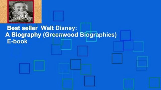 Best seller Walt Disney: A Biography (Greenwood Biographies) E-book