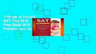 Popular to Favorit  SAT Prep 2018   2019: SAT Prep Book 2018   2019 and Practice Test Questions