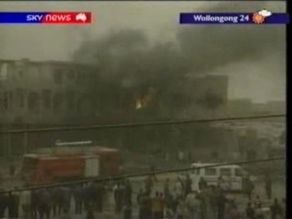 Guerre en Irak, Sky News - 29 mars 2003, bombardement