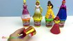Play Doh Sparkle Disney Princess Dresses Ariel Rapunzel Belle Magiclip Creative Fun for Ki