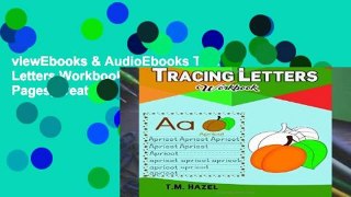 viewEbooks & AudioEbooks Tracing Letters Workbook. COLORFUL ALPHABET Pages,Great For Preschool 3-5