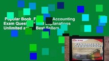 Popular Book  Financial Accounting Exam Questions and Explanations Unlimited acces Best Sellers