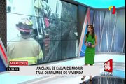 Miraflores: dos personas quedaron atrapadas en derrumbe de vivienda