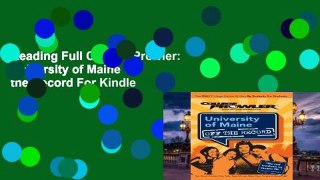 Reading Full College Prowler: University of Maine Off the Record For Kindle