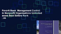 Favorit Book  Management Control In Nonprofit Organizations Unlimited acces Best Sellers Rank : #4