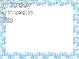 American Baby Company 100 Cotton Jersey Knit Toddler Sheet Set White