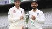 India vs England: Kohli, Root unveils Match Trophy | Oneindia News
