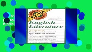 Full Trial English Literature (Barron s study keys) For Kindle