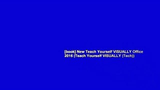 [book] New Teach Yourself VISUALLY Office 2016 (Teach Yourself VISUALLY (Tech))