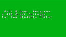 Full E-book  Peterson s 440 Great Colleges for Top Students (Peterson s 440 Colleges for Top