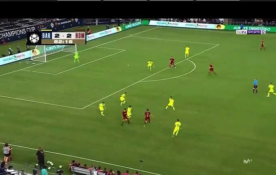 Bryan Cristante Goal HD - Barcelona 2-3 AS Roma 01.08.2018