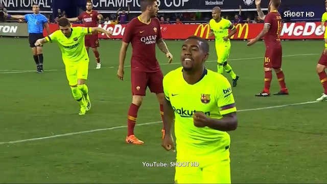 Barcelona vs AS Roma 2-4 All Goals highlights