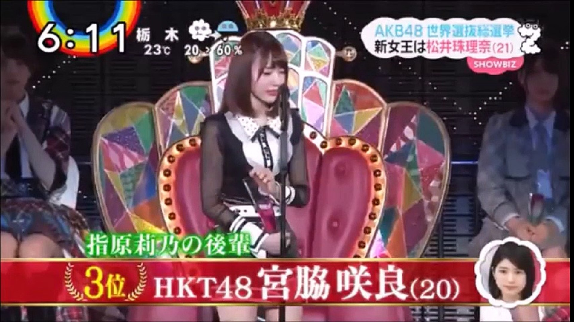 Akb４８世界選抜総選挙 動画 Dailymotion