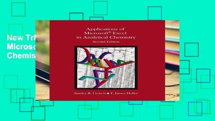 New Trial Applications of Microsoft Excel in Analytical Chemistry P-DF Reading