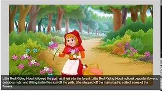 The story of Little Red Riding Hood In English Talking Before Sleep For Kids