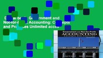 Digital book  Government and Not-for-Profit Accounting: Concepts and Practices Unlimited acces