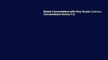 Ebook Conversations with Gary Snyder (Literary Conversations Series) Full