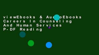 viewEbooks & AudioEbooks Careers In Counseling And Human Services P-DF Reading