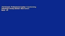 Full E-book  Professional Capital: Transforming Teaching in Every School  Best Sellers Rank : #4