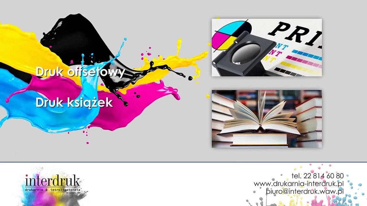 Drukarnia offsetowa materiały reklamowe druk czasopism Warszawa Interdruk Drukarnia