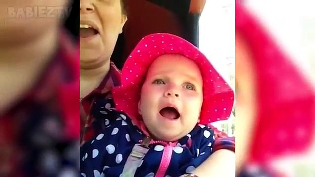 Funniest Surprised Babies Will Make You LAUGH 100 % - Funny Babies Compilation