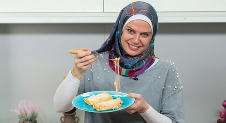 طريقة عمل لفائف الكريب المالح