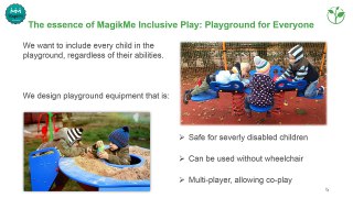 Accessible equipment for children´s playgrounds | Innovative Practice 2018