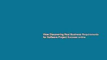 View Discovering Real Business Requirements for Software Project Success online