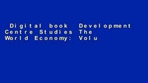 Digital book  Development Centre Studies The World Economy: Volume 1: A Millennial Perspective