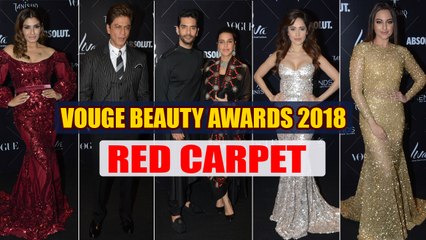 Vogue Beauty Awards 2018 Red Carpet UNCUT: Shahrukh, Vidya Balan, Manushi & others attend ।FilmiBeat