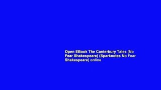 Open EBook The Canterbury Tales (No Fear Shakespeare) (Sparknotes No Fear Shakespeare) online