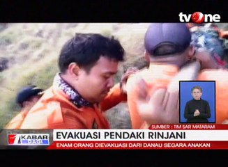 Download Video: Detik-detik Evakuasi Sisa Pendaki yang Terjebak di Rinjani