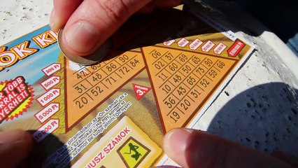 10 TICKETS A GRATTER EN HONGRIE : JE GAGNE COMBIEN ?