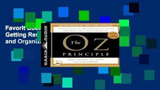 Favorit Book  The Oz Principle: Getting Results Through Individual and Organizational