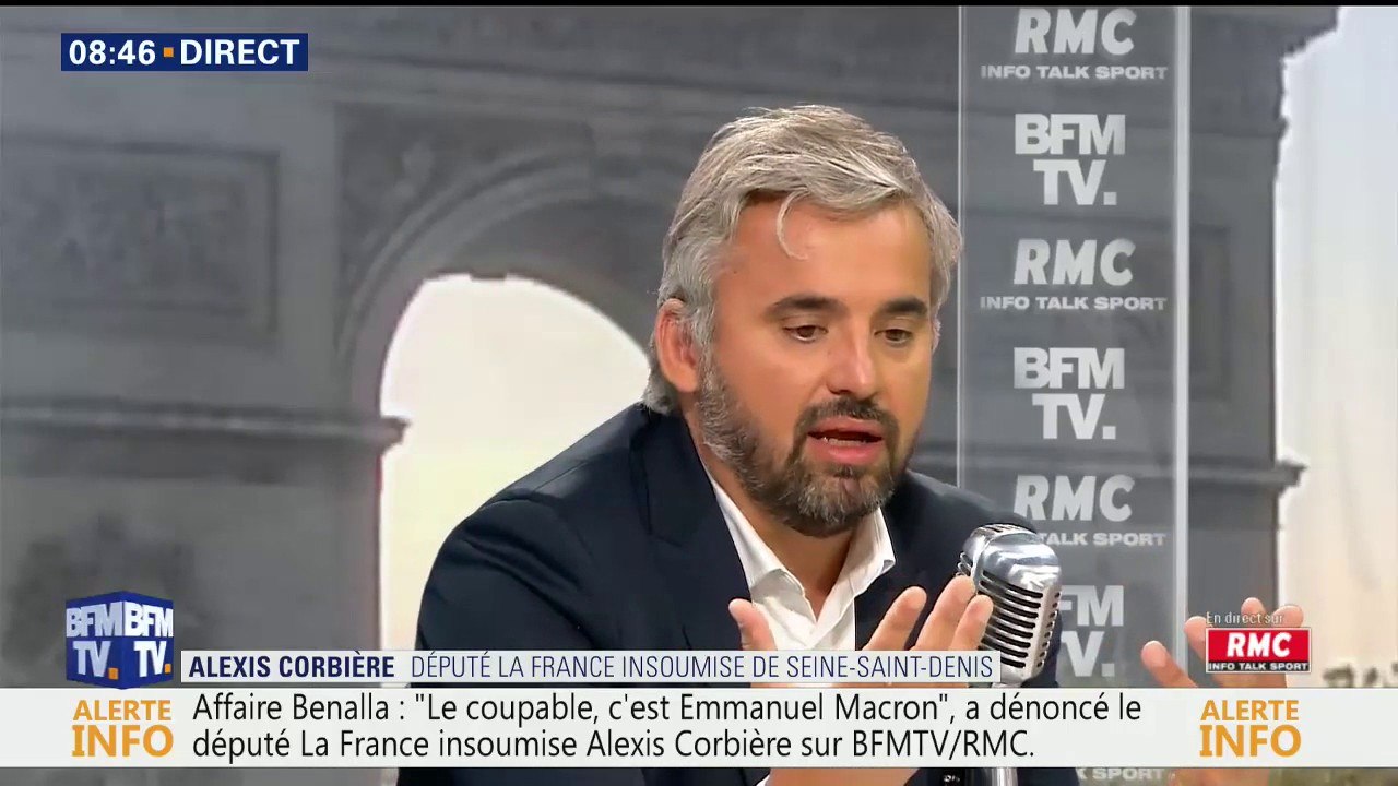 "De quoi Benalla est-il le nom si ce n'est des manifestations les plus détestables de la Ve République?", questionne Corbière
