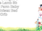 Sweet Jojo Designs 9Piece Little Lamb Sheep Animal Farm Baby Boy Girl Unisex Bedding Crib