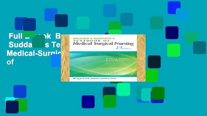 Full E-book  Brunner   Suddarth s Textbook of Medical-Surgical Nursing (Textbook of