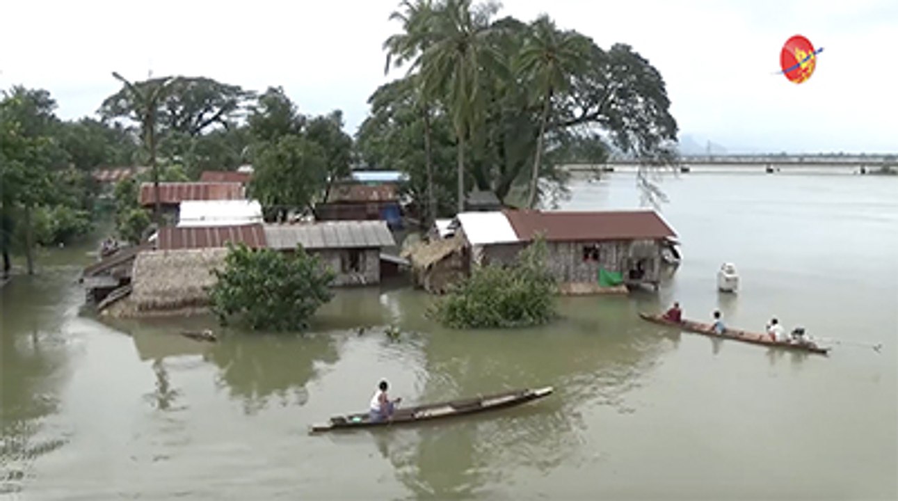 သထံုတြင္ ေက်းရြာ ၂၀ ေက်ာ္ ေရနစ္ျမဳပ္ (႐ုပ္/သံ)
