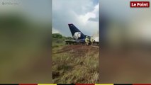 Le crash d'un avion au Mexique sans faire de victimes