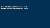 New Trial Microsoft SharePoint 2013 Pocket Guide (Other Sams) For Kindle