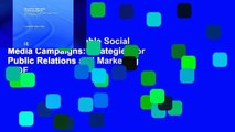 this books is available Social Media Campaigns: Strategies for Public Relations and Marketing P-DF