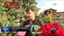 IVAN MARINKOVIĆ ISPRED PORODILIŠTA U NIŠU:  Otac detetu i majci doneo butik od 27 ruža!
