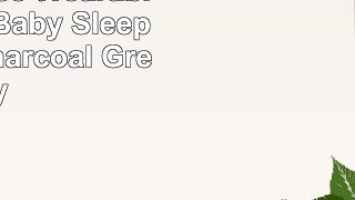 Gunapod Sleep Sack Unisex Fleece Wearable Blanket Baby Sleeping Bag Charcoal Grey