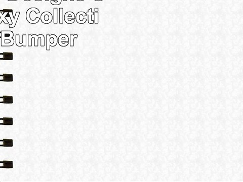 Sweet Jojo Designs Space Galaxy Collection Crib Bumper