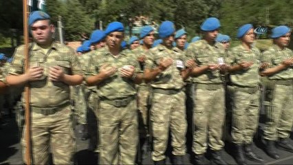 Şehit anne ve bebeği için tören düzenlendi